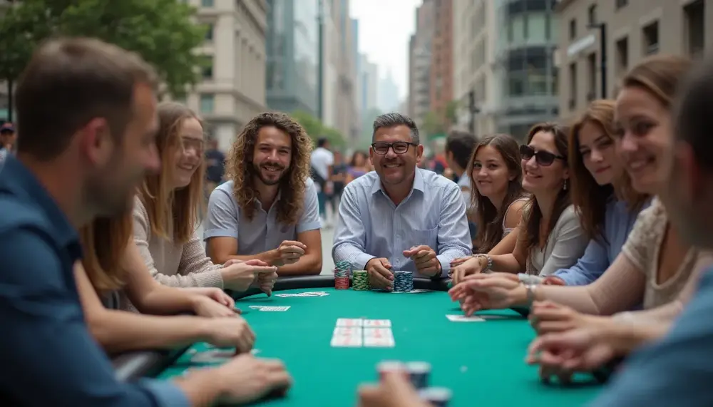 Texas Hold Em Flashmob: Wie Massenpoker die Städte erobert